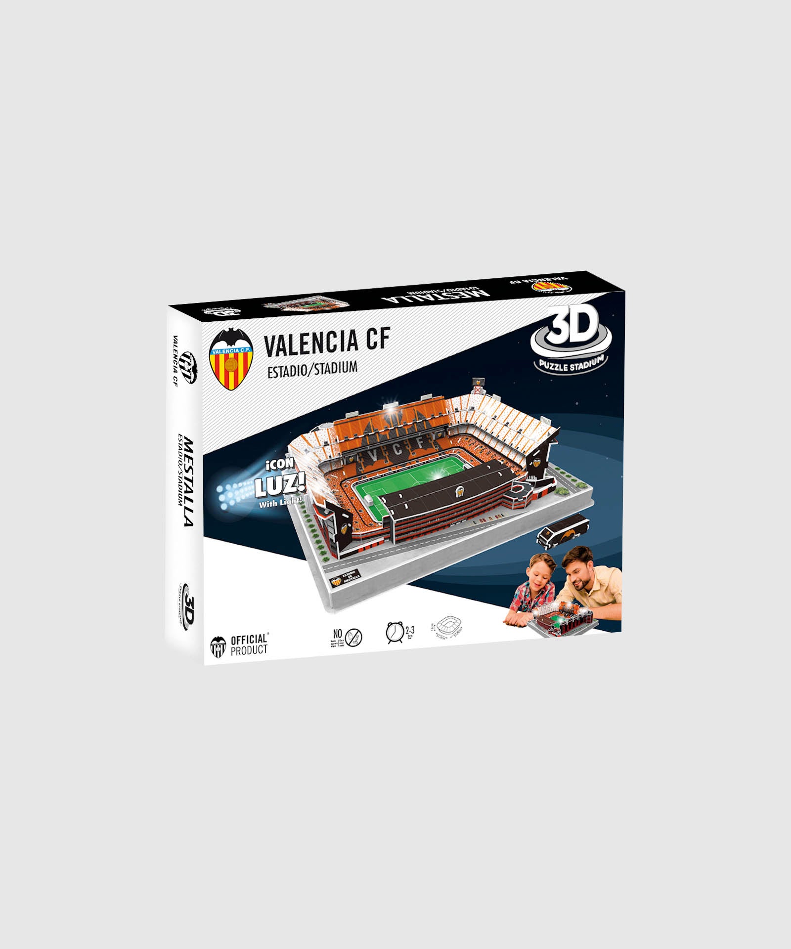 PUZLE ESTADI MESTALLA 3D AMB LLUM