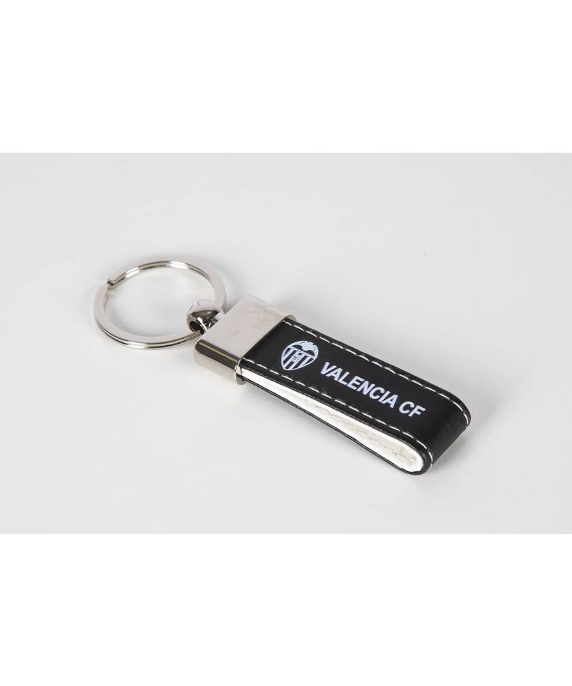 Leather keyring fob main product photo